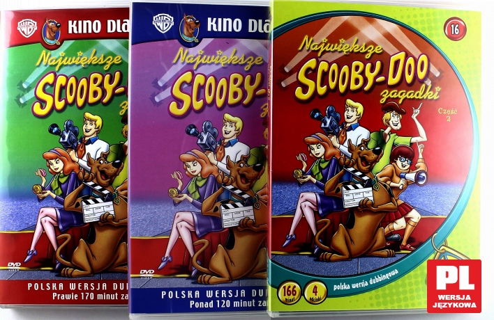 Scooby-Doo Największe zagadki Części 2, 3, 4 [3DVD]