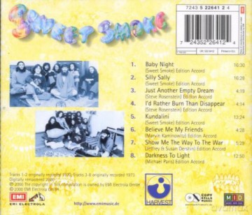 Sweet Smoke: Just a Poke/Darkness to Light [CD]