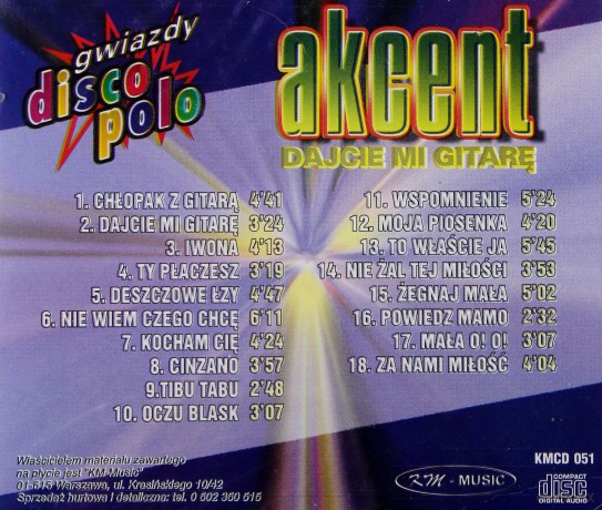 Akcent: Dajcie Mi Gitarę [CD]