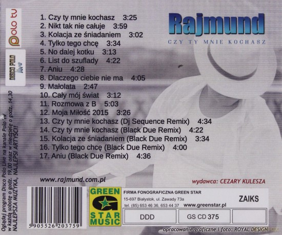 Rajmund: Czy Ty Mnie Kochasz [CD]