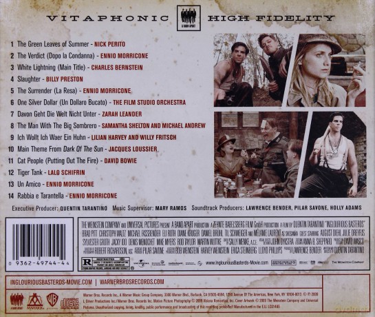 Inglourious Basterds soundtrack (Bękarty Wojny) [CD]