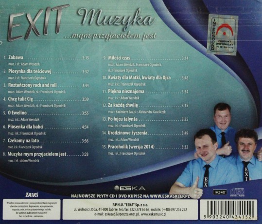 Exit: Muzyka Mym Przyjacielem Jest [CD] Śląskie Szlagiery