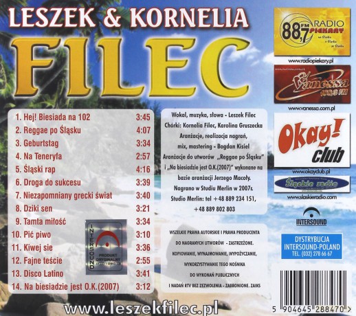 Leszek i Kornelia Filec: Nasze klimaty [CD]