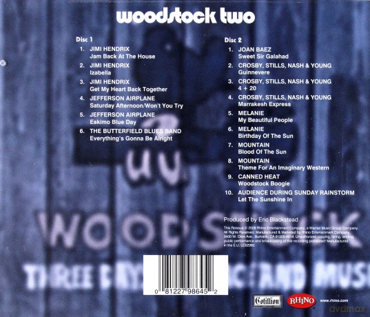 Woodstock vol.2 soundtrack [2CD]