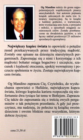 Największy kupiec świata - OG MANDINO [KSIĄŻKA]