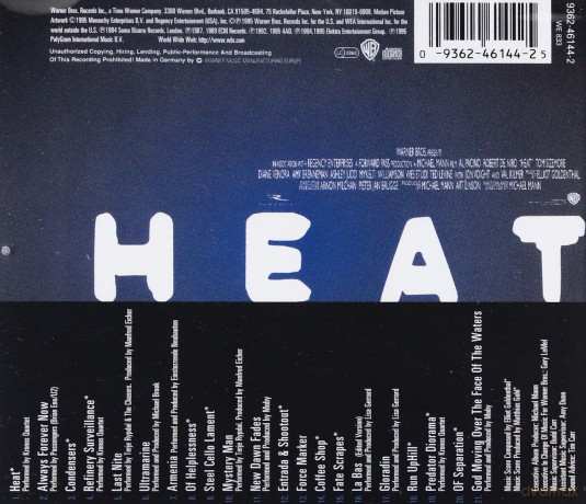 Heat soundtrack (Gorączka) [CD]