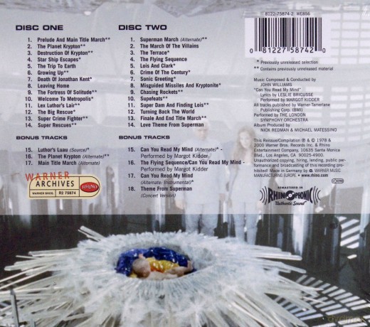 Superman soundtrack (John Williams) [2CD]