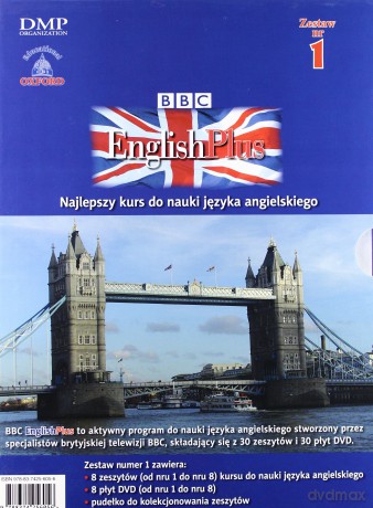 BBC English Plus - Najlepszy Kurs do nauki języka angielskiego - Zestaw nr 1 (zeszyty 1-8) [8DVD]+[8xKSIĄŻKA]