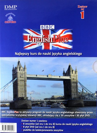 BBC English Plus - Najlepszy Kurs do nauki języka angielskiego - Zestaw nr 1 (zeszyty 1-8) [8DVD]+[8xKSIĄŻKA]