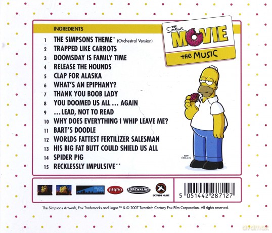 The Simpsons soundtrack (Simpsonowie) (Hans Zimmer) [CD]