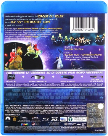 Cirque du Soleil: Dalekie Światy [Blu-ray 3D]+[Blu-Ray]
