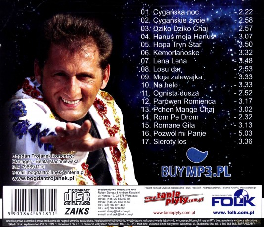 Bogdan Trojanek: Z Cyganami Pod Gwiazdami [CD]