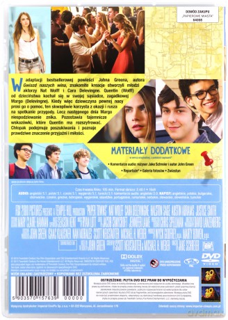 Papierowe miasta [DVD]