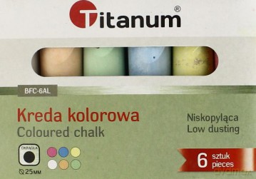 TITANUM Kreda chodnikowa 6 kolorów