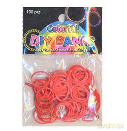 Gumki Colofrul Diy Bands czerwone