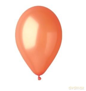 Balony 30 cm metaliczne pomarańczowe