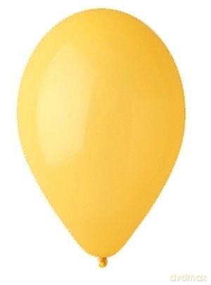 Balony 30 cm pastelowe ciemne żółte