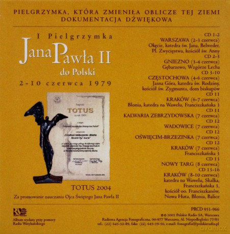 Papież Jan Paweł II: I Pielgrzymka Jana Pawła II Do Polski [16CD]
