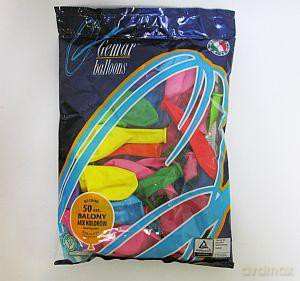 Balony AM50 metalizowane mix