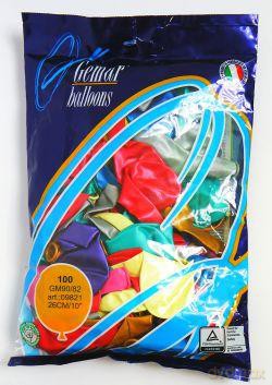 Balony Mix kolorów G90 100 sztuk metaliczne