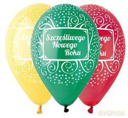 Balony Premium Szczęśliwego Nowego Roku