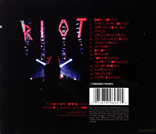 Paramore: The Final Riot! [CD]+[DVD]