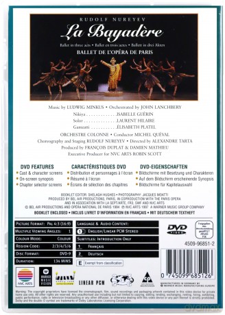 Paris Opera Ballet: La Bayadere [DVD]