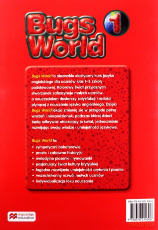 Język angielski Bugs World 1 podręcznik szkoła podstawowa - Ana Soberon, Carol Read [KSIĄŻKA]