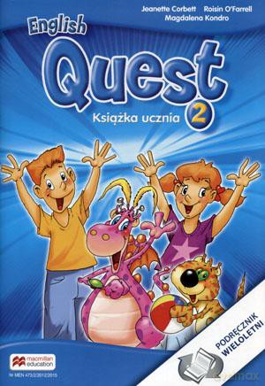Język angielski English Quest 2 podręcznik szkoła podstawowa - Magdalena Kondro, John O`Farrell, Jeanette Corbett [KSIĄŻKA]