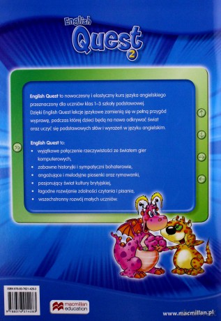 Język angielski English Quest 2 podręcznik szkoła podstawowa - Magdalena Kondro, John O`Farrell, Jeanette Corbett [KSIĄŻKA]