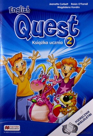 Język angielski English Quest 2 podręcznik szkoła podstawowa - Magdalena Kondro, John O`Farrell, Jeanette Corbett [KSIĄŻKA]