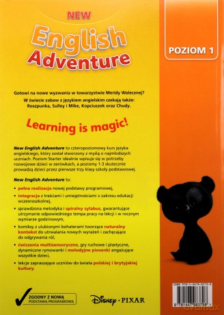 Język angielski New English Adventure 1 podręcznik szkoła podstawowa - Mariola Bogucka, Cristiana Bruni, Tessa Lochowski [KSIĄŻKA]