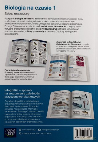 Biologia na czasie LO kl. 1 podręcznik zakres rozszerzony - Władysław Zamachowski, Ewa Pyłka-Gutowska, Renata Matuszewska, Ryszard Kozik, Ewa Jastrzębska, Marek Guzik [KSIĄŻKA]
