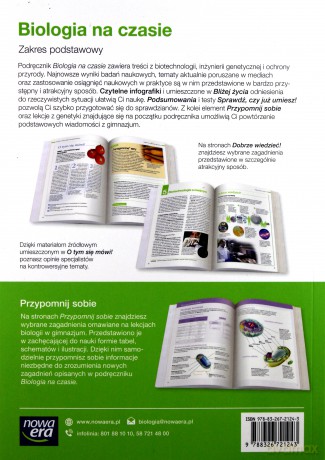Biologia na czasie LO kl. 1-3 podręcznik zakres podstawowy - Stanisław Czachorowski, Weronika Krzeszowiec- Jeleń, Emilia Bonar [KSIĄŻKA]