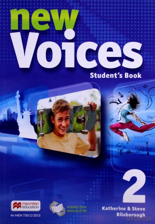 Język angielski New Voices 2 podręcznik gimnazjum - Steve Bilsborough, Katherine Bilsborough [KSIĄŻKA]