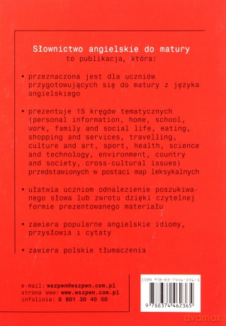 Język angielski Słownictwo angielskie do matury LO kl. 1-3 - Toom Booth [KSIĄŻKA]