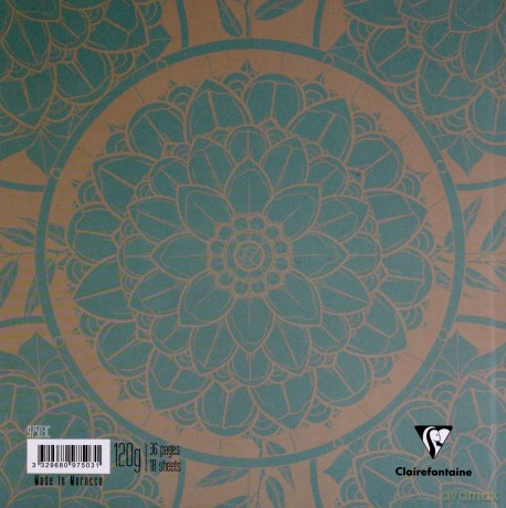 Blok do kolorowania Mandala