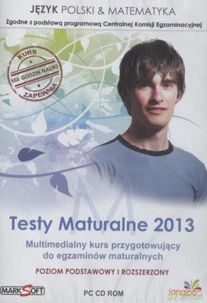 Język polski i Matematyka Testy maturalne 2013 [PROGRAM PC]