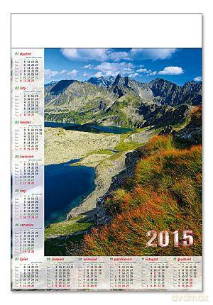 Kalendarz 2015 plakatowy B1 Tatry Wysokie [KALENDARZ]