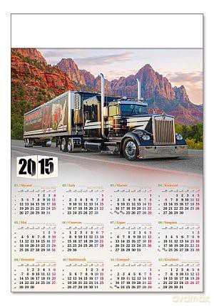 Kalendarz 2015 plakatowy B1 Truck [KALENDARZ]