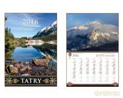 Kalendarz 2016 ścienny B4 Tatry [KALENDARZ]