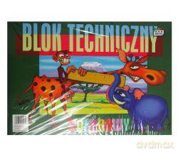 Blok techniczny A4 kolorowy