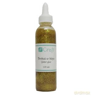 Brokat w kleju 120 ml złoty