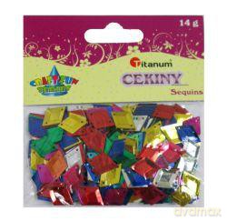 Cekiny diamenty 17 mm metaliczne 14 g
