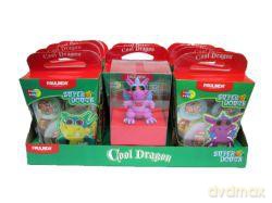 Ciasto pianka Cool Dragon z figurką