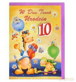 Karnet 10-te urodziny