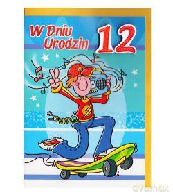 Karnet 12-te urodziny