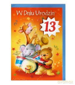 Karnet 13-te urodziny