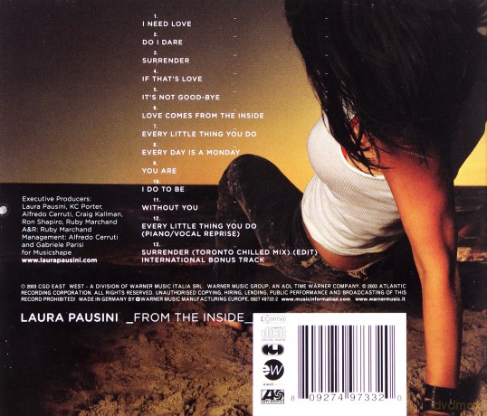 Laura Pausini: From The Inside [CD]