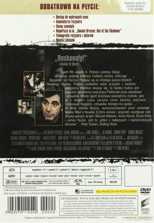 Donnie Brasco wydanie specjalne [DVD]